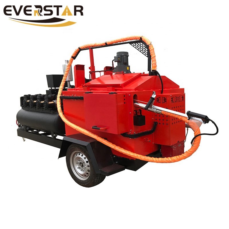 ES-500L ROAD CRACK SEALING MACHINE WITH CRACK CLEANER - Estraffic Pile ...